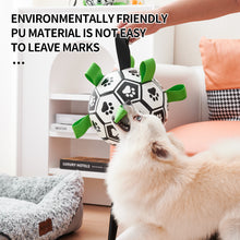 Interactive Dog Football Toy Soccer Ball Inflated Training Toy For Dogs Outdoor Border Collie Balls For Large Dogs Pet Supplies