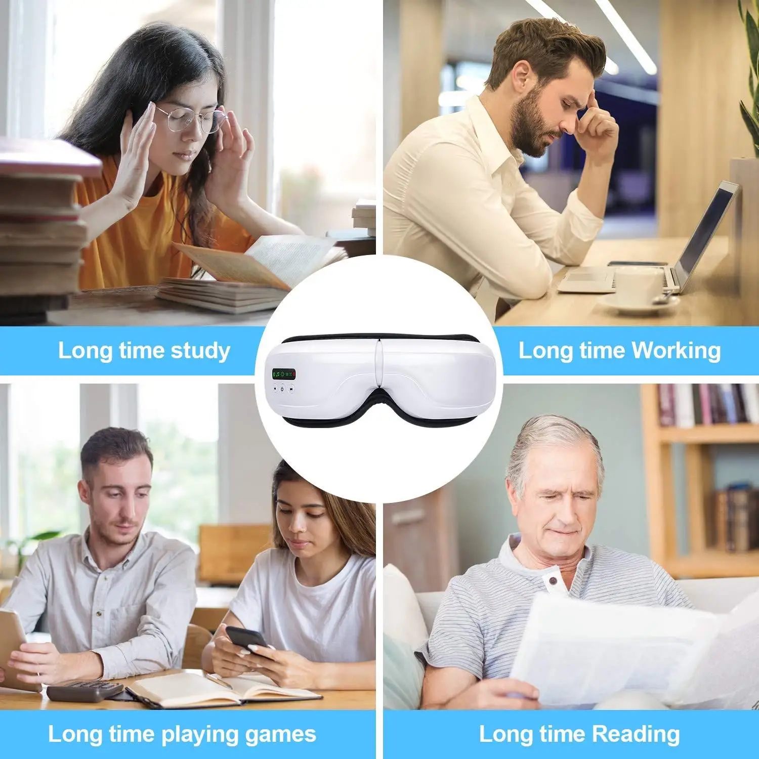 Eye Massager Relieve Fatigue Steam Moisturizing Eye Protection Hot Compress Charging Eye Mask Intelligent Children&#039;s Eye Massager