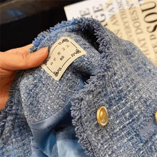 2024 Girl's French Style Chanel Style High-end Short Skirt Suit Autumn Girl's Elegant Coat Skirt Two-piece Set