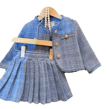 2024 Girl's French Style Chanel Style High-end Short Skirt Suit Autumn Girl's Elegant Coat Skirt Two-piece Set