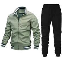 2024 New Men's Jacket Suit Casual Jacket Stitching Trousers Bomber Jacket High Quality Jacket Suit