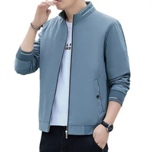 2024 Spring New Jacket Men's Young And Middle-aged Business Casual Plus Size Commuter Jacket Men's Jacket Printed