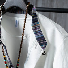 2021 Foreign Trade Cross-border Chinese Style Summer Cotton And Linen Buckle Casual Set Men's T-shirt Large Size Pants Two-piece Set