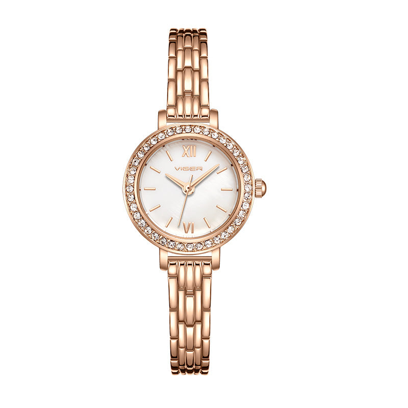 Fashion Ladies Watch Waterproof Quartz Bracelet Watch Student Diamond Watch