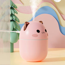 Cute Cat USB Air Humidifier – Ultra-Silent Aromatherapy Diffuser with LED Mist for Home, Office & Car