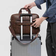 Retro Crazy Horse Pattern Briefcase For Men Briefcase