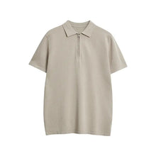 APO Men's | Men's POLO Shirt High Sense 2024 Summer New Solid Color Short Sleeve Loose POLO Men's T-Shirt