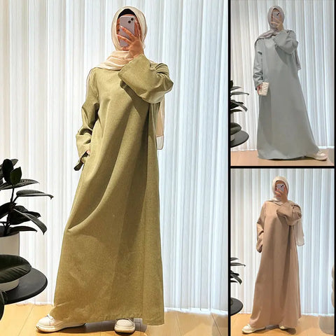 Abaya Muslim Women's Clothes Middle Eastern Robe Women Clothing Dress Dubai Plus Size Women's Clothing