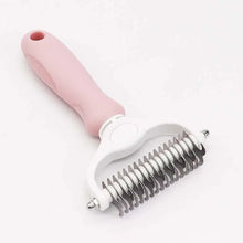 Amazon's Best-selling Pet Double-sided Knotting Comb Artifact Dog Cat Knotting Knife Rake Comb Grooming Comb Supplies