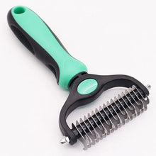 Amazon's Best-selling Pet Double-sided Knotting Comb Artifact Dog Cat Knotting Knife Rake Comb Grooming Comb Supplies