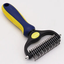 Amazon's Best-selling Pet Double-sided Knotting Comb Artifact Dog Cat Knotting Knife Rake Comb Grooming Comb Supplies