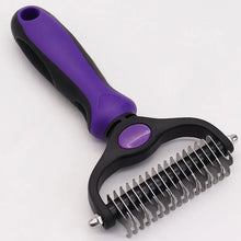Amazon's Best-selling Pet Double-sided Knotting Comb Artifact Dog Cat Knotting Knife Rake Comb Grooming Comb Supplies
