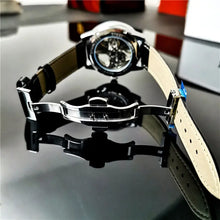 Augustus Fully Automatic Mechanical Watch Business Casual Waterproof Men's Watch Luminous Leather Hollow