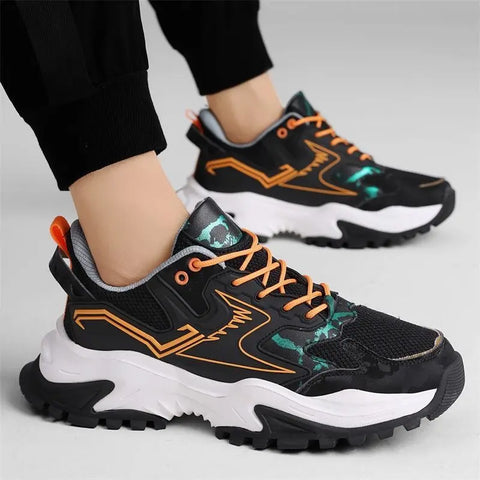 Autumn 2023 New Trendy Men's Shoes Outdoor Casual Torre Shoes Fashionable Korean Style Breathable Soft Sole Student Sports Shoes