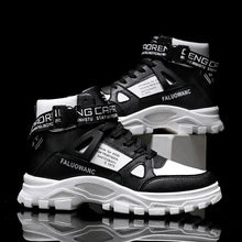 Autumn New Casual Fashion Martin Boots Men's Retro Ins Sports Trendy Shoes Thick-soled Heightened Boots Men