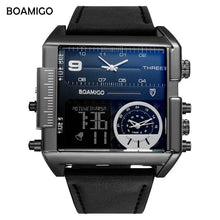 BOAMIGO Sports Military Watch Men's Watch Electronic Watch Fashion Square Men's Watch Waterproof Watch Micro-commerce E-commerce