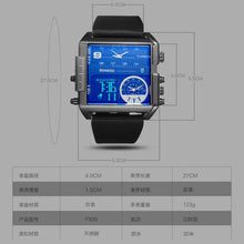 BOAMIGO Sports Military Watch Men's Watch Electronic Watch Fashion Square Men's Watch Waterproof Watch Micro-commerce E-commerce