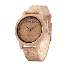 BOBO BIRD Simple Temperament Bamboo Wood Quartz Couple Watch With Japanese Movement As A Gift