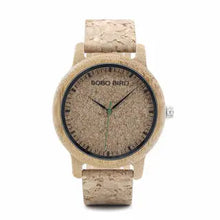 BOBO BIRD Simple Temperament Bamboo Wood Quartz Couple Watch With Japanese Movement As A Gift