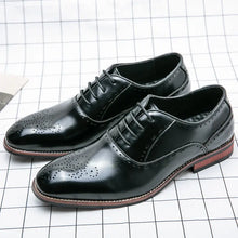 Business Casual Shoe Leather Retro Gentleman