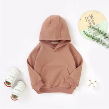 Children's Hoodie Foreign Trade Hooded Brushed Children's Long-sleeved Sweater Warm Children's Sweater European And American Hooded Children's Sweater