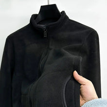 Clearance Clearance Foreign Trade Tail Single And Double-sided Polar Fleece Sweatshirt Men's Zipper Cardigan Autumn And Winter Warm Stand-up Collar Jacket