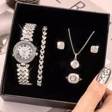 Fashion Roman Pattern Diamond Women's Watch Women's Watch Quartz Watch Bracelet Women's Watch