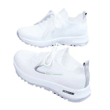 Foreign Trade Wholesale 2023 Summer Women's Shoes Flying Woven Mesh Surface Leisure Sneaker Professional Running Shoes Super Light Student Shoes Women