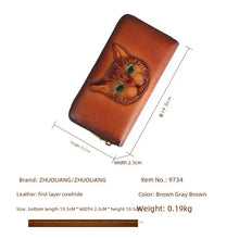 Genuine Leather Embossed Multi Card Bag Design Light Luxury Clutch Bag Wholesale