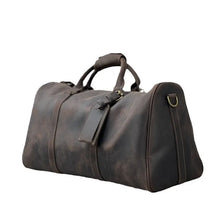 Genuine Leather Portable Travel Bag Casual Fitness Boarting Bag Men's High-end Business Travel Shoulder Crossbody Luggage Bag