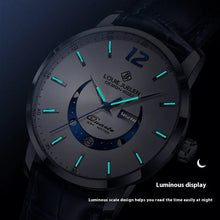 Genuine Leather Quartz Watch | Luminous Luxury Men's Watch My Store