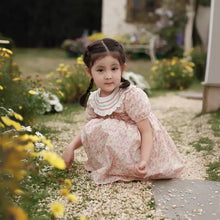 Girls' Dress Pastoral Style Pure Cotton Class A Short-sleeved Children's Skirt Baby's Summer Embroidered Princess Skirt Cross-border Skirt