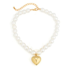 High-quality Stainless Steel Solid Bead Necklace Light Luxury Ins Women's Vacuum Electroplating