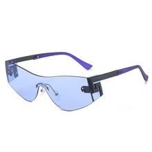 Integrated Sunglasses European And American Fashion Net Red Glasses Personality Exquisite Light Luxury Sunglasses