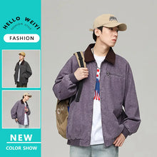 Japanese Men's Tooling Jacket Men's Autumn Vintage Mountain Lapel Top All-match Casual Jacket Men's Wear