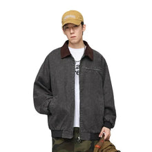 Japanese Men's Tooling Jacket Men's Autumn Vintage Mountain Lapel Top All-match Casual Jacket Men's Wear