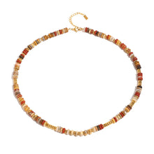 Jieding European And American Stainless Steel Bohemian Beaded Necklace High Sense Personality Clavicle Chain Niche Jewelry Cross Border