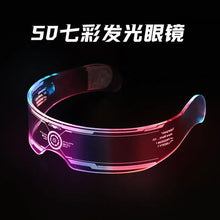 LED Light-emitting Glasses Live Broadcast With The Same Type Of Glasses Square Hot Sale Flash Toys Disco Atmosphere Light-emitting Glasses On Behalf Of The Distribution