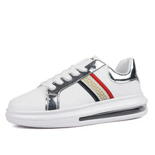 Large Size Outdoor Sports White Shoes Spring And Autumn New Breathable Student Sneakers Men's Lace-up Casual Shoes