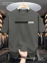 Men's Casual Summer T-shirt, Paris Letter Print, Polyester K