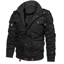 Men's Detachable Hooded Fleece-lined Thickened Washed Coat Plus Size Casual Jacket