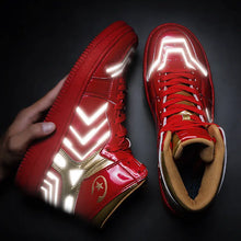 Men&amp;amp;amp;amp;#039;s Shoes New Men&amp;amp;amp;amp;#039;s High-top Korean Version Of Iron Man Air Force One Sports Shoes Student Board Shoes Men