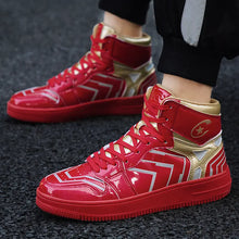 Men&amp;amp;amp;amp;#039;s Shoes New Men&amp;amp;amp;amp;#039;s High-top Korean Version Of Iron Man Air Force One Sports Shoes Student Board Shoes Men