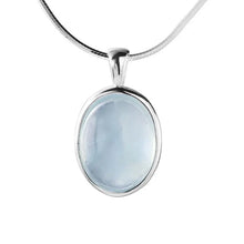 Natural Aquamarine Moonstone Women's Necklace