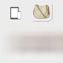 New 2024 First Layer Cowhide Messenger Bag Niche Light Luxury Women's Bag Design Single Shoulder Saddle Bag Leather Bag Women's Bag