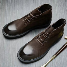 New Autumn And Winter Martin Boots Men's Handmade Casual Chelsea Boots Men's Genuine Leather Mid-top Leather Boots Versatile British Style