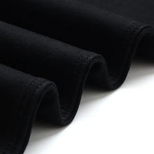 New Men's Black Jeans High Elastic Men's Black Slim Pants Jeans Men