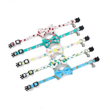 New Pet Collar, Cat Face Safety Buckle, Cat Bell Collar, Cat Bow Tie Collar