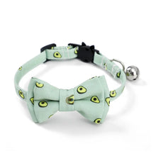 New Pet Collar, Cat Face Safety Buckle, Cat Bell Collar, Cat Bow Tie Collar
