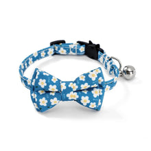 New Pet Collar, Cat Face Safety Buckle, Cat Bell Collar, Cat Bow Tie Collar